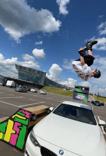 Инструктор по роликам Максим Колганов, aggressive inline
